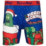 Rick And Morty Merry Pickle Rickmas Boxer Briefs-Medium (32-34)